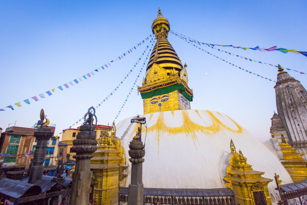 swayambhu temple popularly known as monkey temple